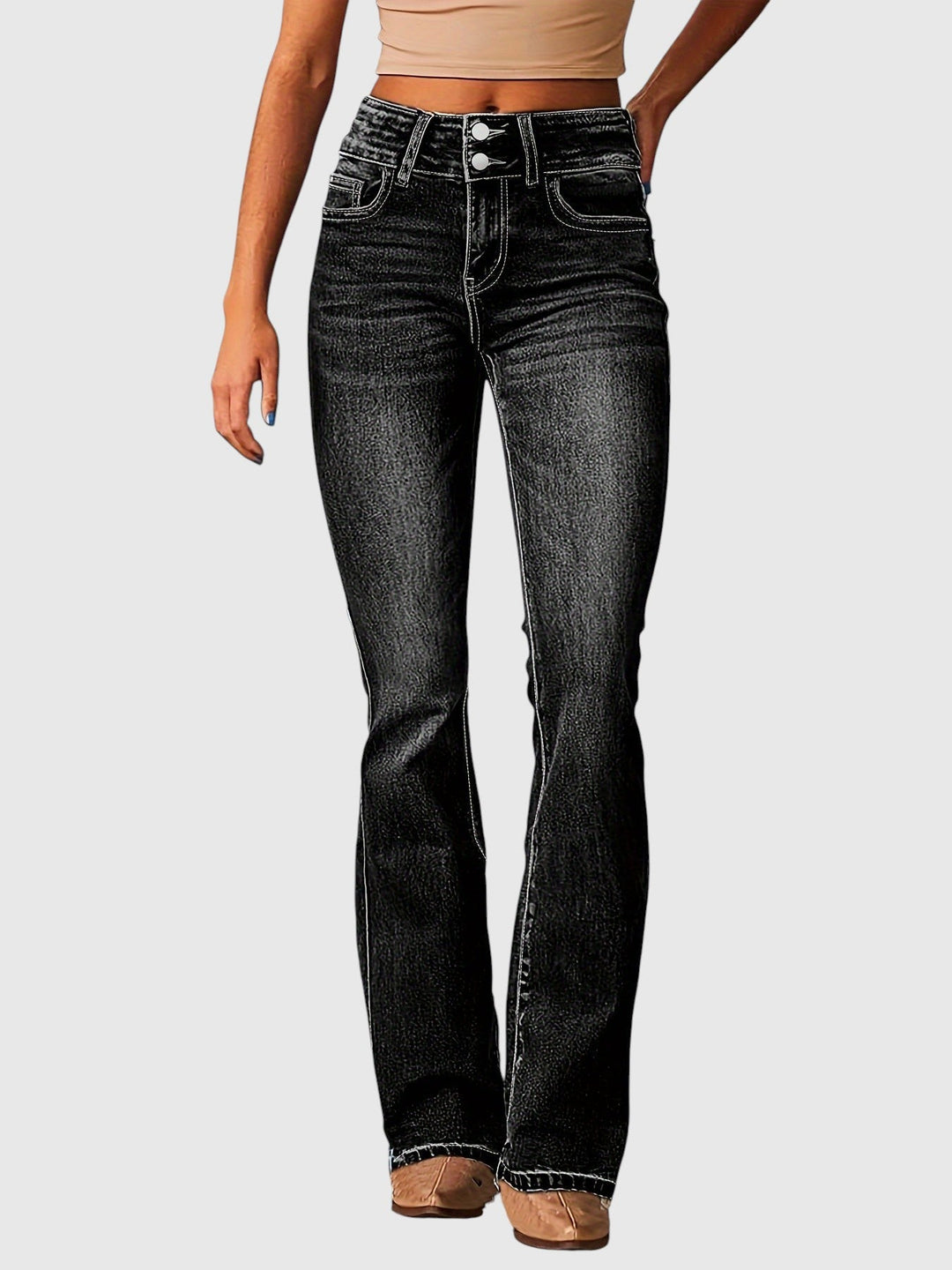 Μαριέλεν – Στενές τζιν με ψηλή μέση