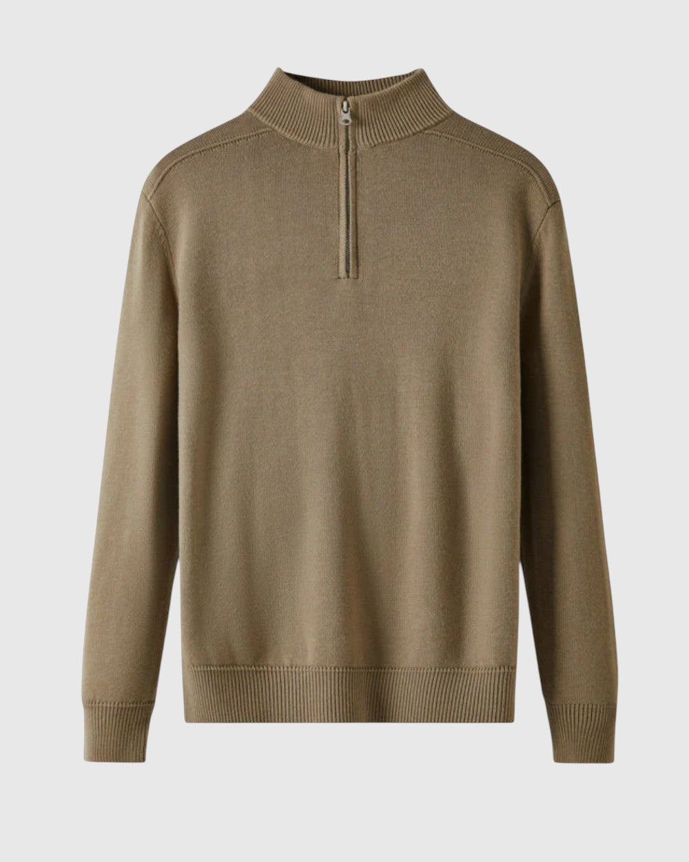 Λιμπουσέ - Πουλόβερ με φερμουάρ από μαλλί μερινός Καπρί