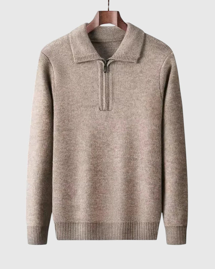 Λιμπούσε - Πουλόβερ από κασμίρ με τέταρτο φερμουάρ Gstaad