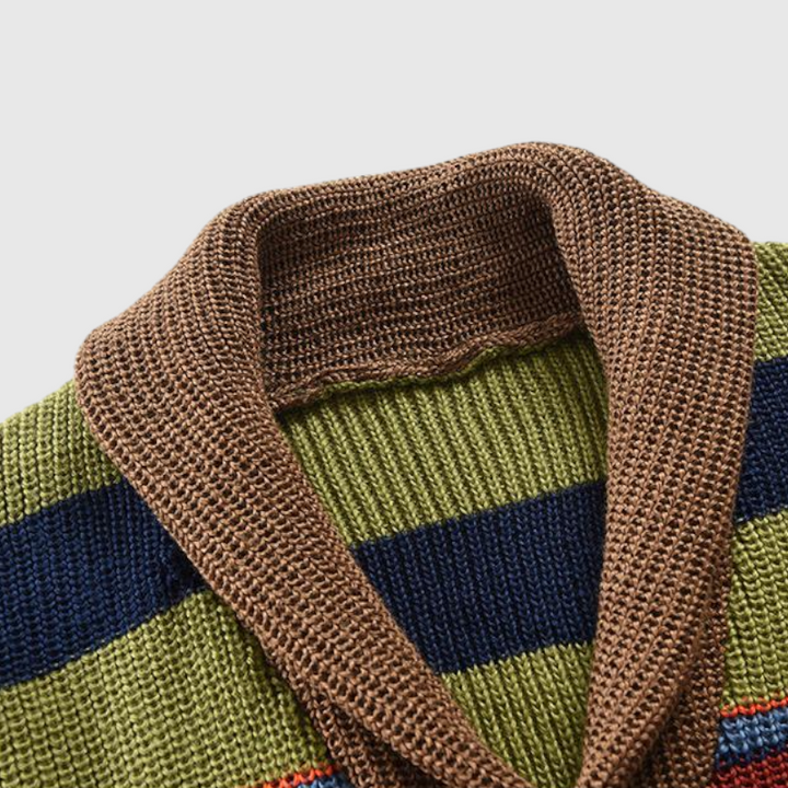 Γιώργος - Ανδρικό σακάκι πλεκτό με λαβή σε χρώματα