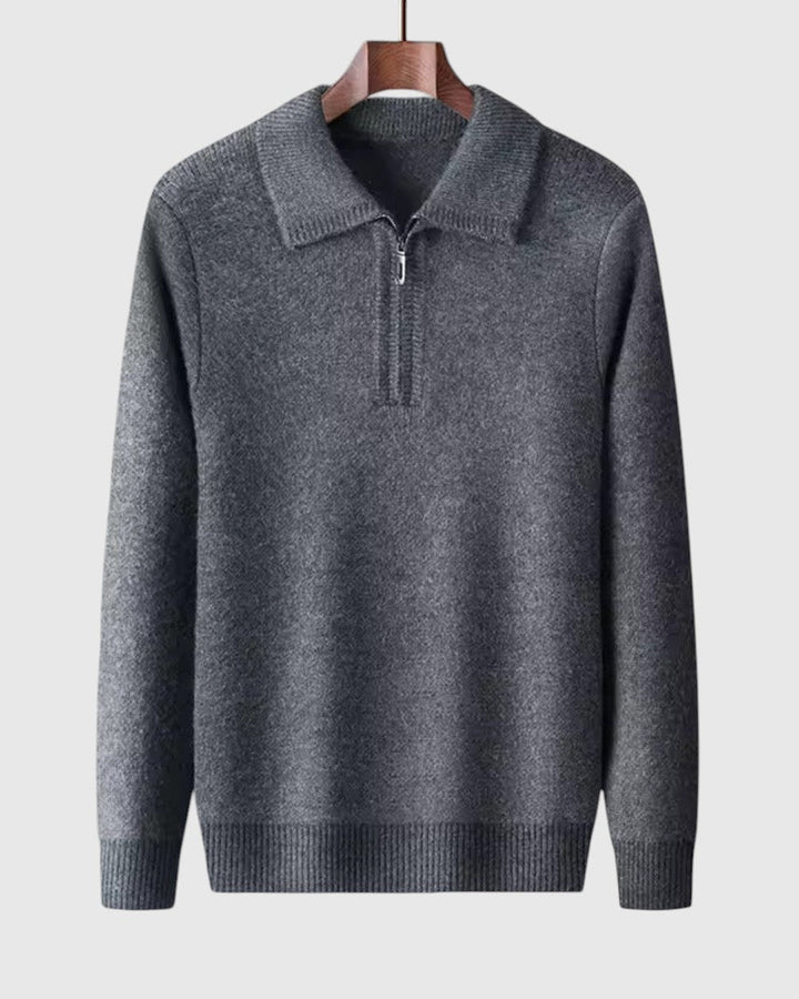 Λιμπούσε - Πουλόβερ από κασμίρ με τέταρτο φερμουάρ Gstaad