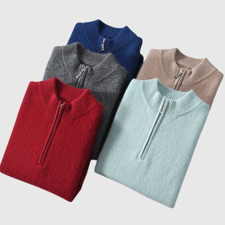 Λιμπουσέ - Καρντιγκάν από κασμίρ Genève με φερμουάρ