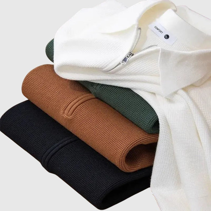 Λιμπουσέ - Εlegant ανδρική μπλούζα με φερμουάρ